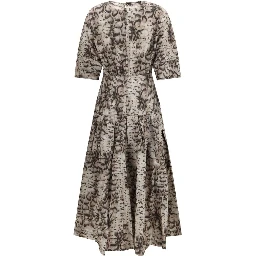 Multicolor Cotton Casual Dress