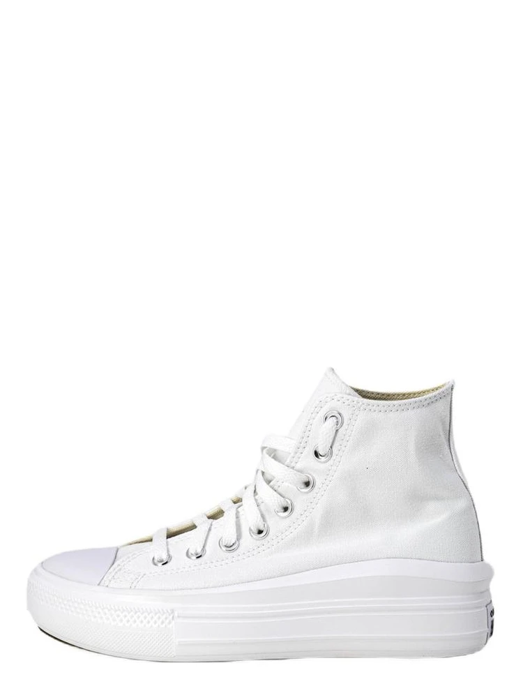 White Cotton High Top Sneakers alternative