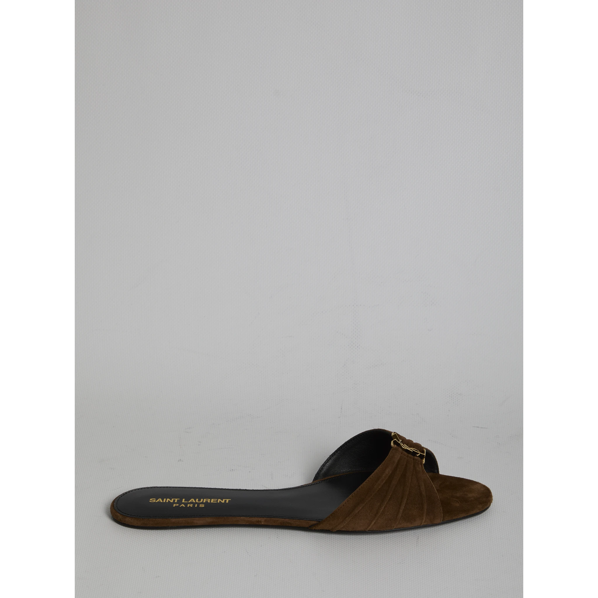 Babylone slide sandals in suede