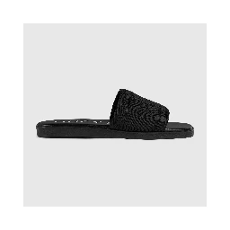 Logo slides sandals