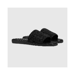 Logo slides sandals