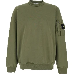 Stone Island Sweaters Green