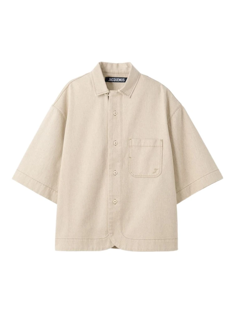 JACQUEMUS Shirts Beige