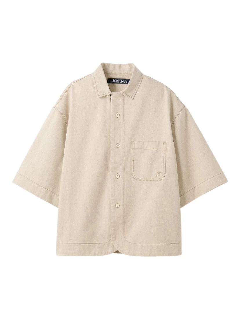 JACQUEMUS Shirts Beige