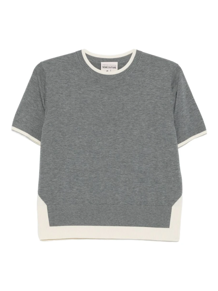 Semicouture Sweaters Grey