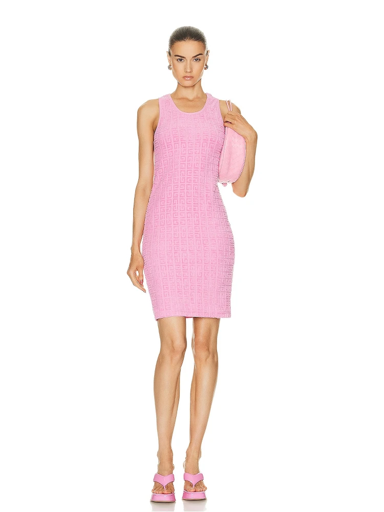 Pink Fibres Casual Dress