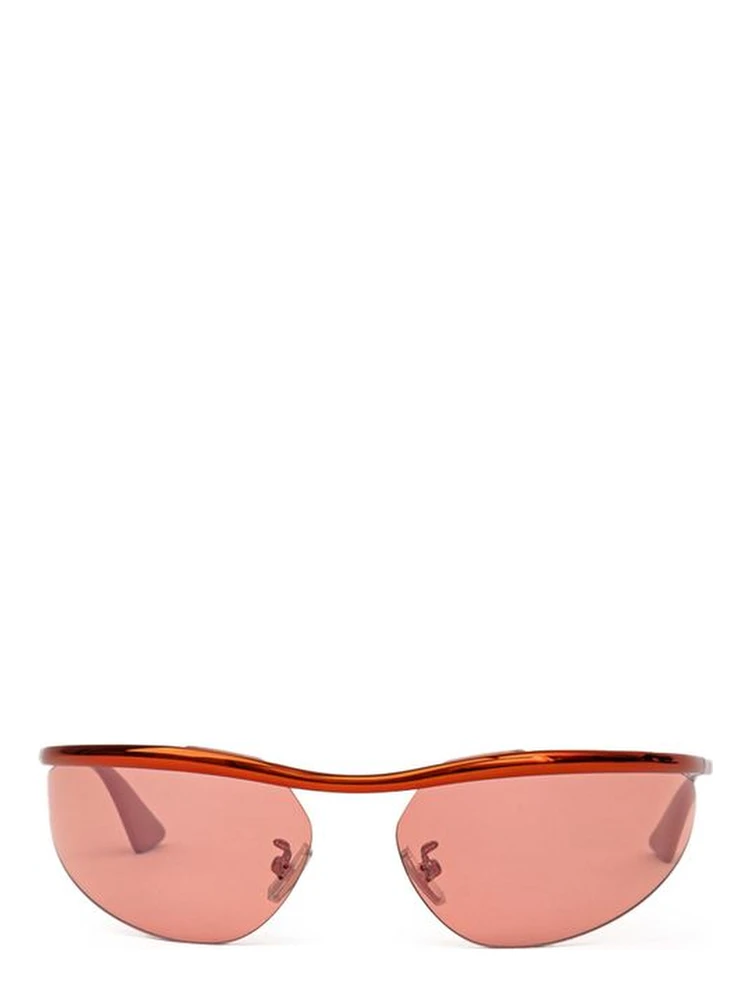 Orange Metal Sunglasses