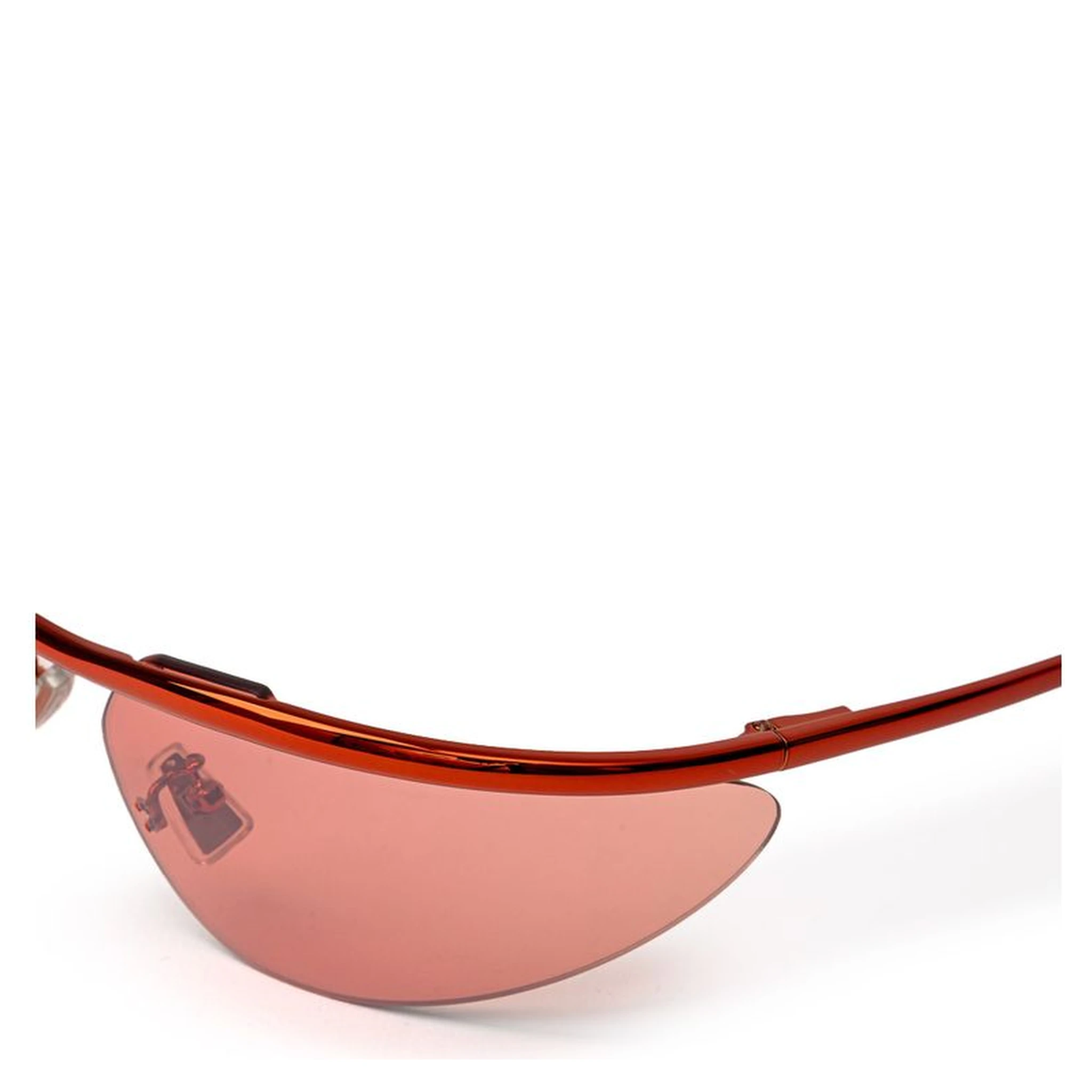 Orange Metal Sunglasses