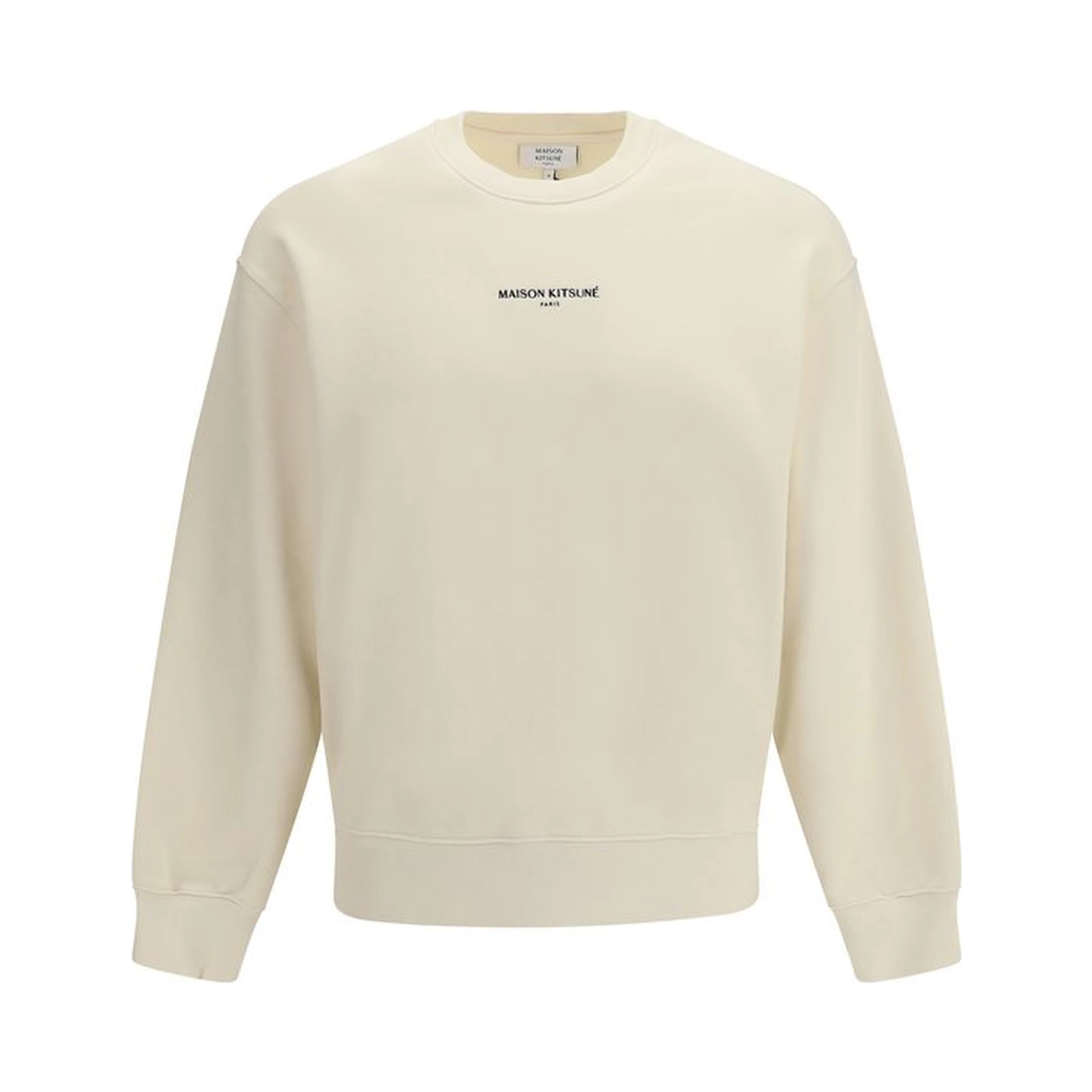 Beige Cotton Sweatshirt