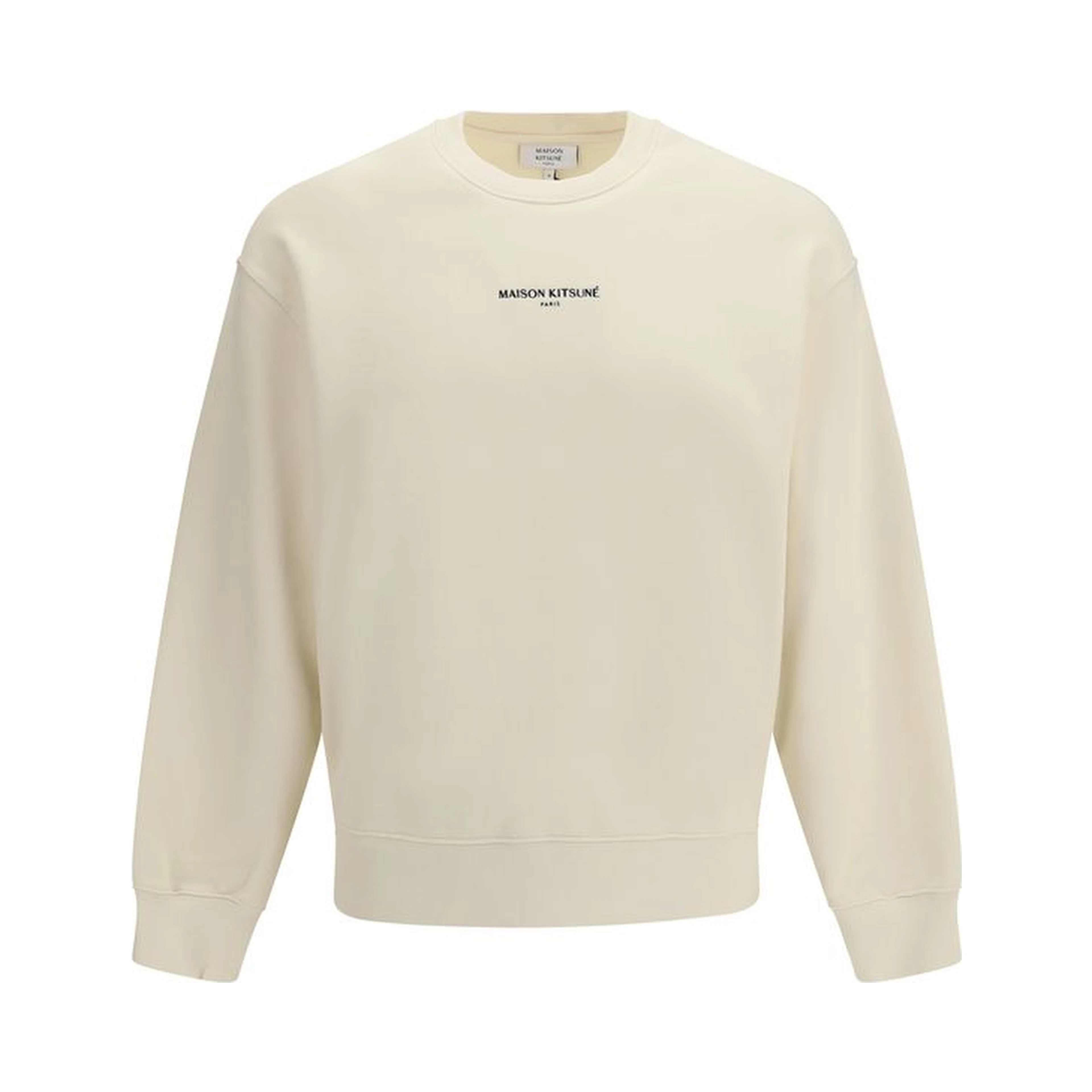 Beige Cotton Sweatshirt