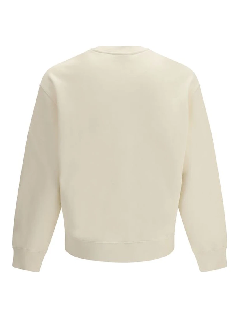 Beige Cotton Sweatshirt