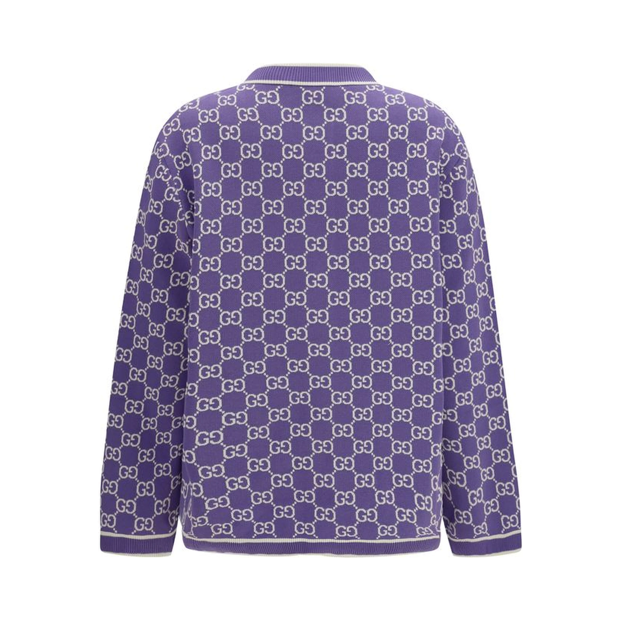 Purple Cotton Cardigan