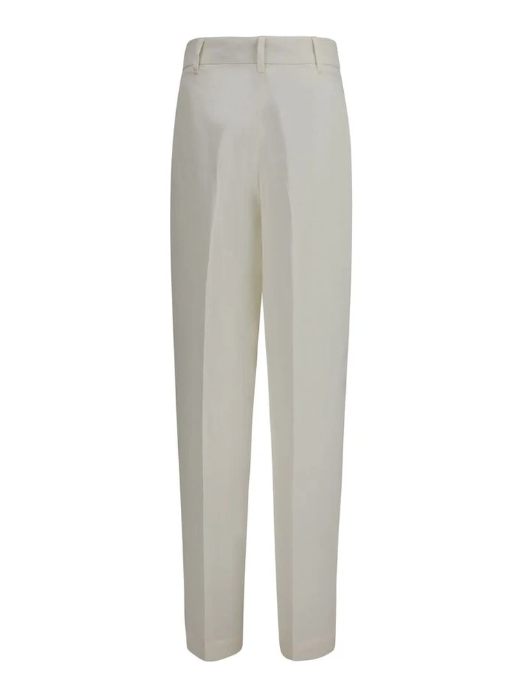 White Linen Casual Pants alternative
