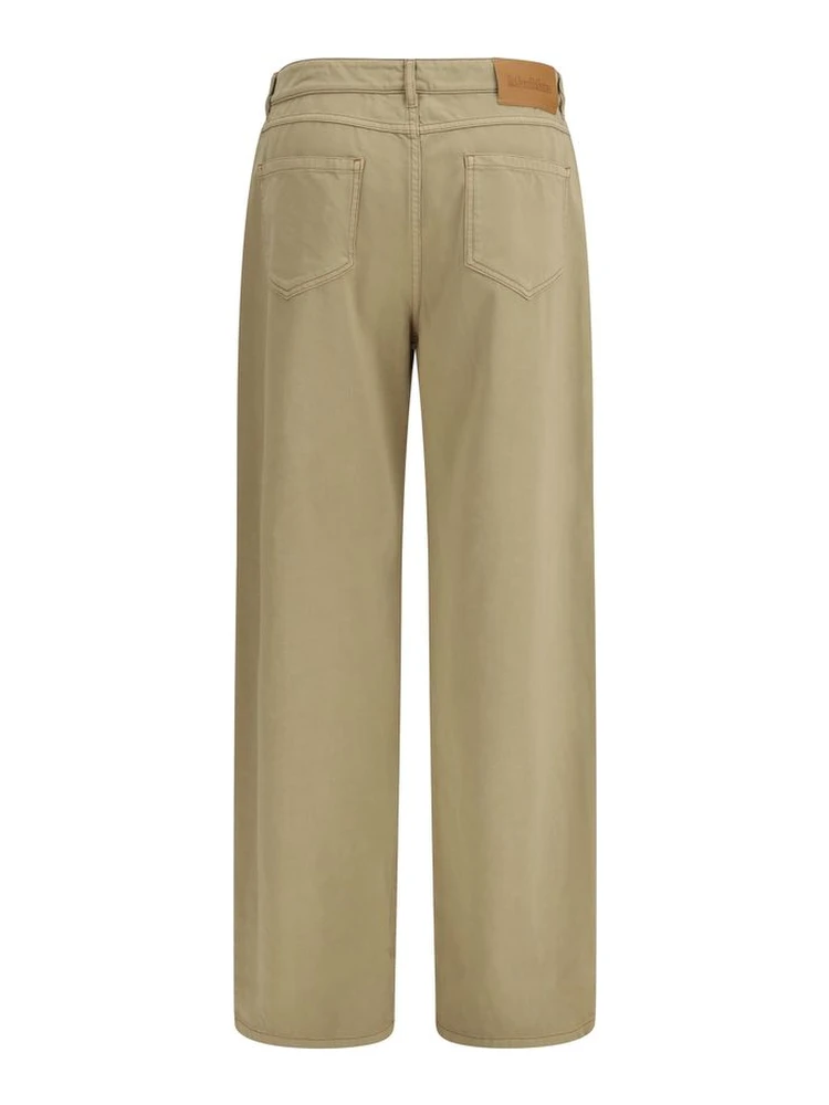 Beige Cotton Casual Pants alternative