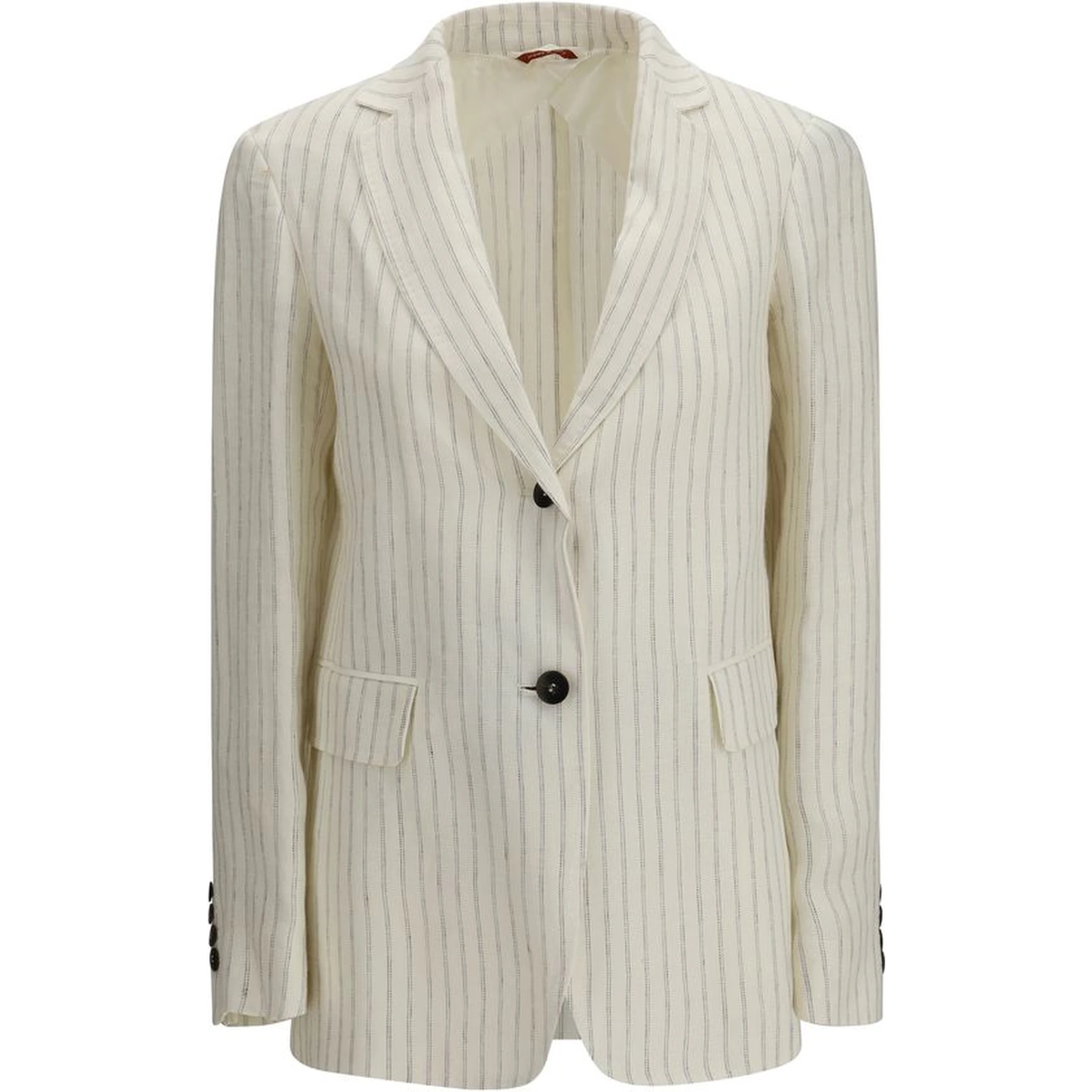 Beige Linen Blazer