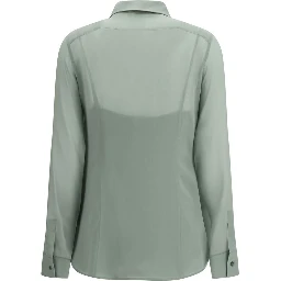 Bicolor Silk Shirt