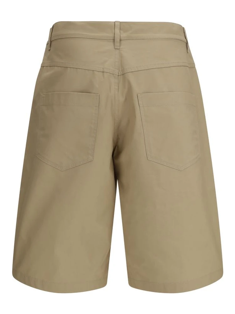 Beige Cotton Bermuda Shorts alternative