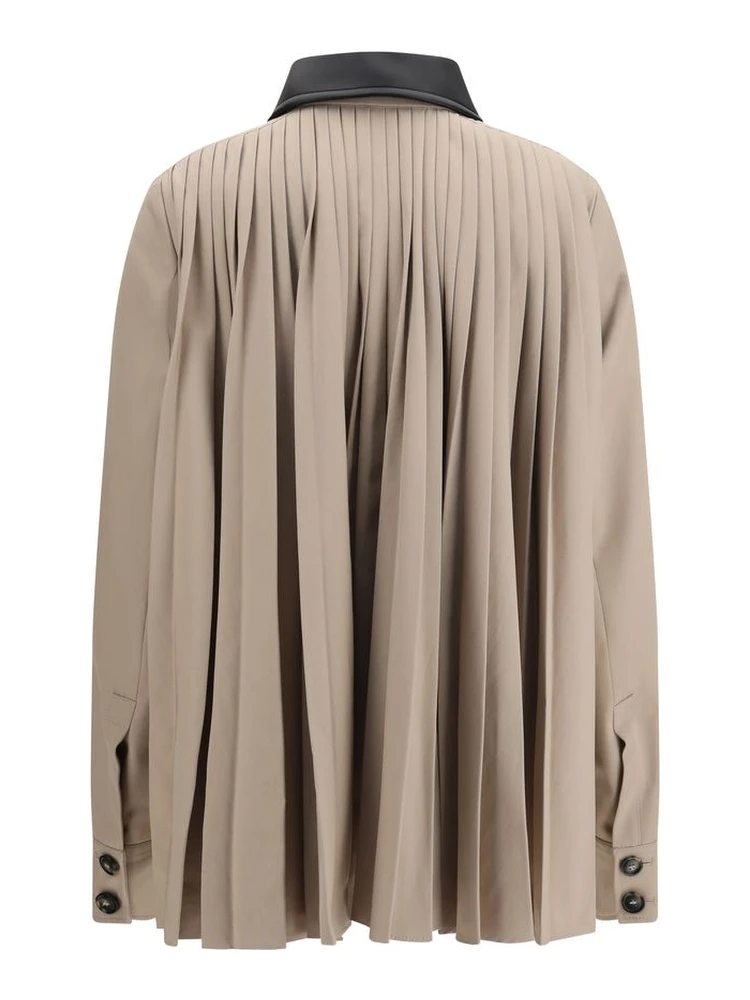 Beige Polyester Trench Coat alternative