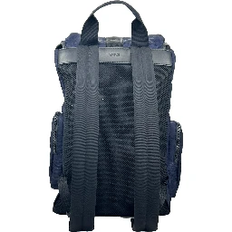 Versace Medusa Nylon Buckle Drawstring Backpack Bag