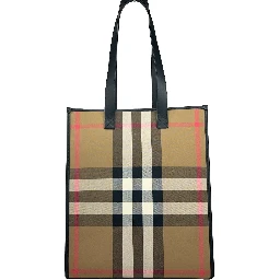 Burberry Medium NS Book Tote Bag Purse