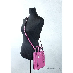 Marc Jacobs Mini Grind Cactus Flower Pebbled Leather Crossbody Tote Bag