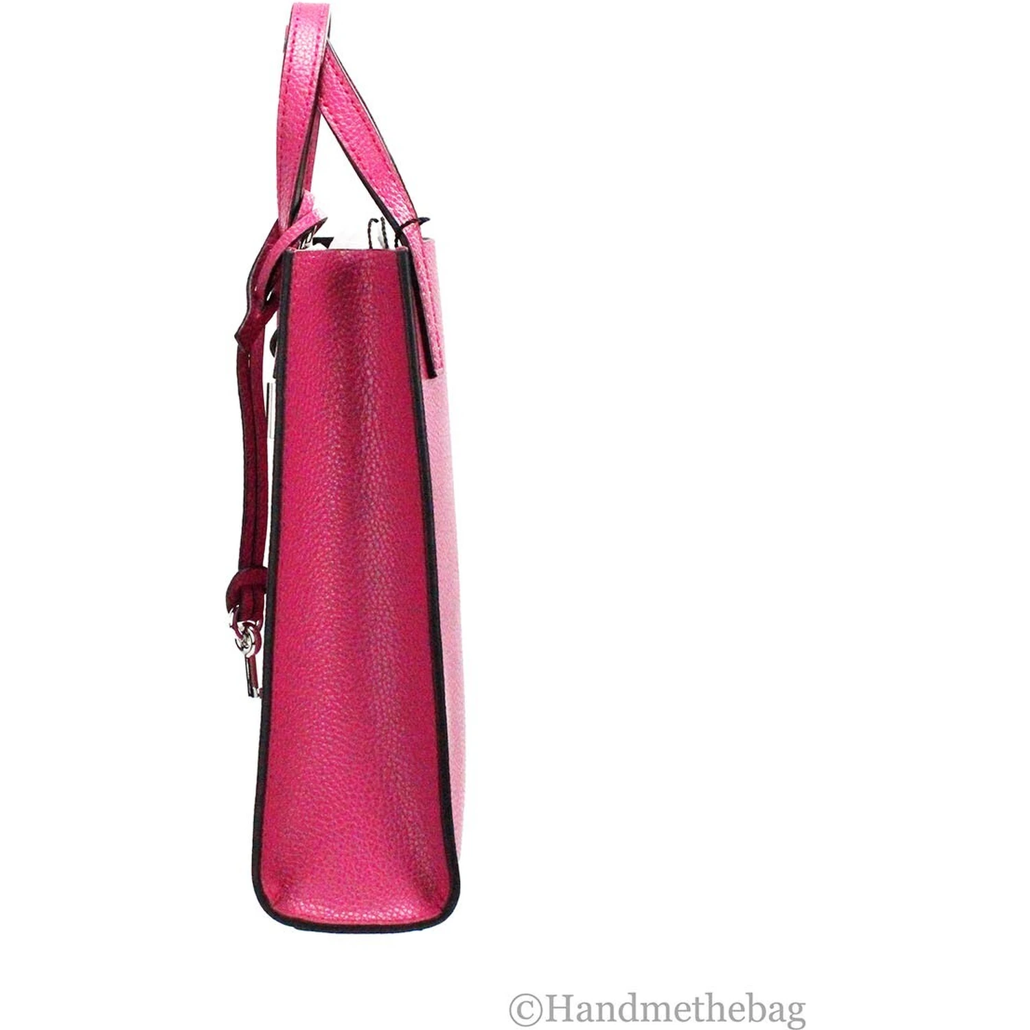 Marc Jacobs Mini Grind Cactus Flower Pebbled Leather Crossbody Tote Bag