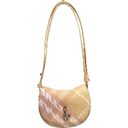 Burberry Mini Check Rocking Horse Crossbody Bag Purse