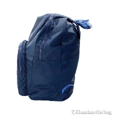 Kate Spade Arya Medium Nylon Nightcap Blue Packable Backpack BookBag Bag