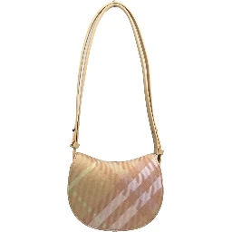 Burberry Mini Check Rocking Horse Crossbody Bag Purse