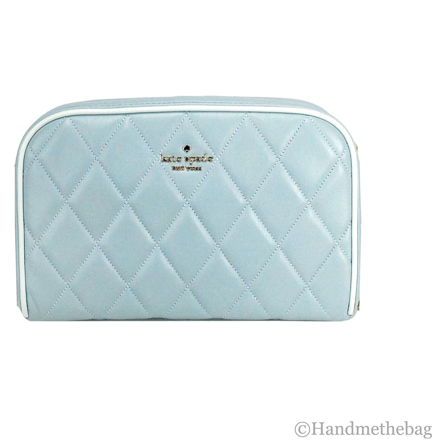 Kate Spade Carey Mini Wild Sage Quilted Smooth Leather Camera Crossbody Bag