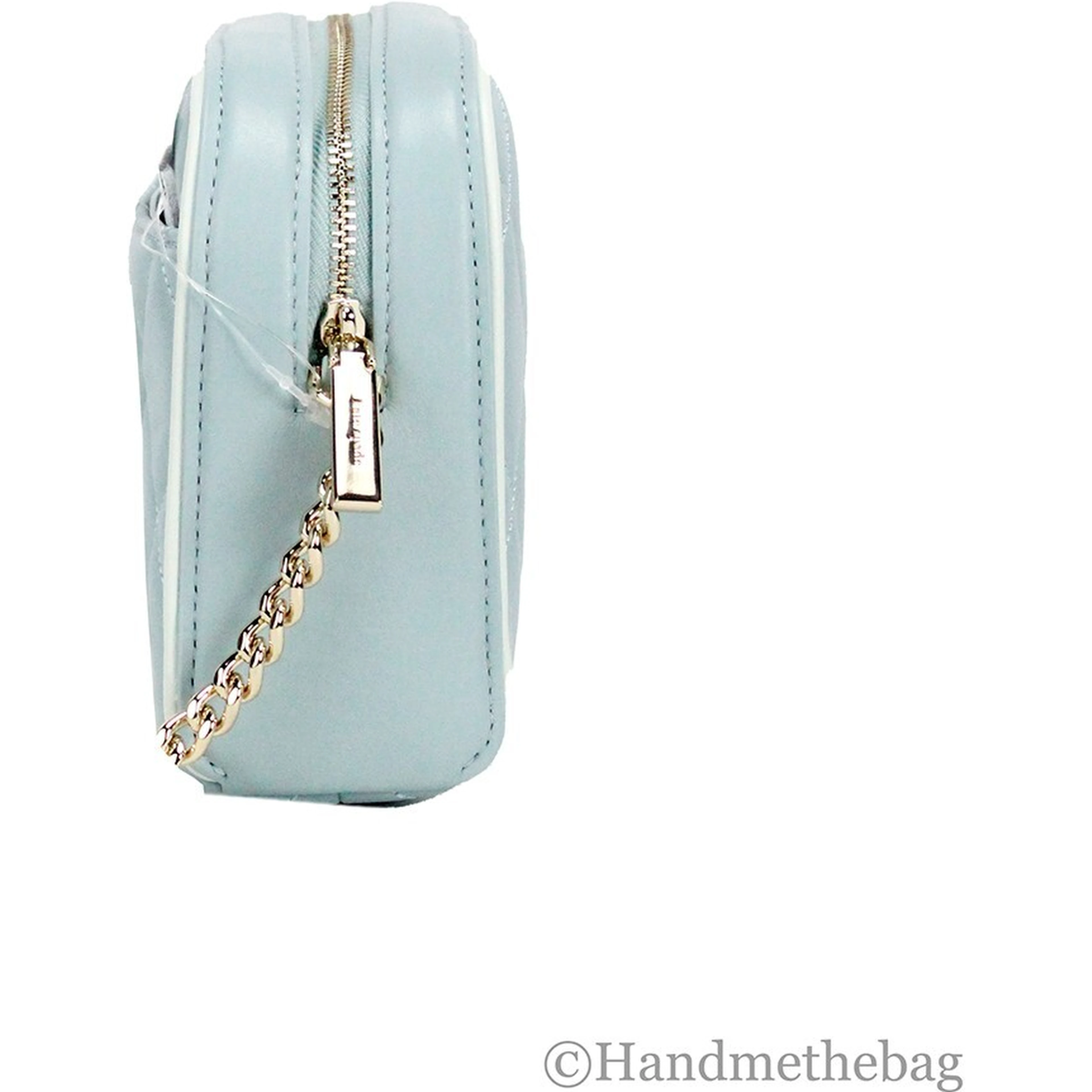 Kate Spade Carey Mini Wild Sage Quilted Smooth Leather Camera Crossbody Bag