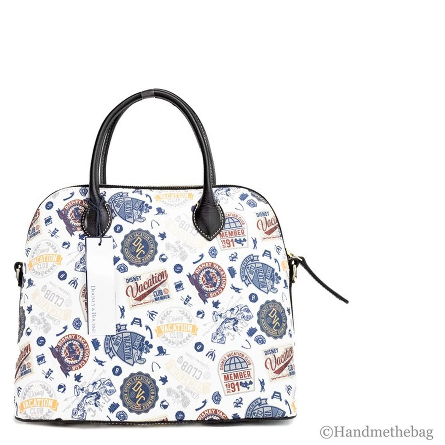 Dooney & Bourke Disney Vacation Club 2022 Domed Satchel Crossbody Handbag Purse