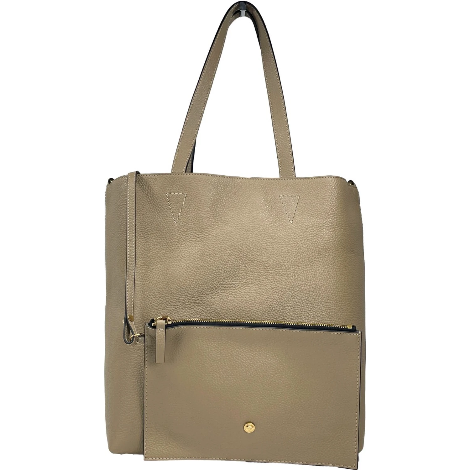 Versace Medusa Large Leather Tote Bag With Pouch