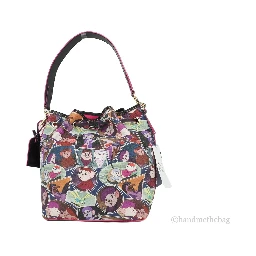 Dooney & Bourke Disney Rescuers Drawstring Bucket Shoulder Bag