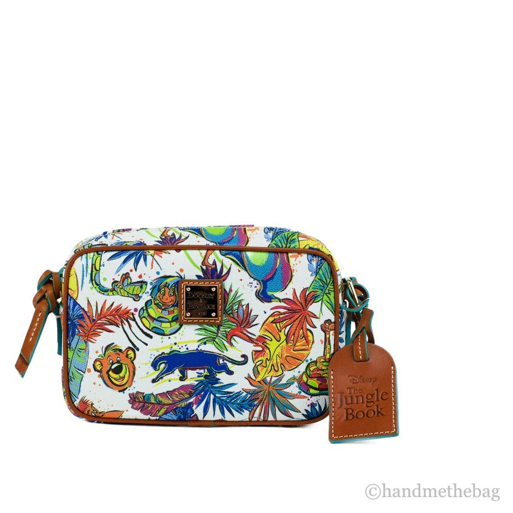 Dooney & Bourke Disney Small Jungle Book Coated Cotton Crossbody Bag Handbag