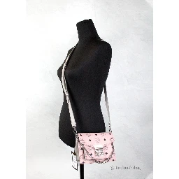 MCM Signature Patricia Leather Mini Flap Lock Crossbody Bag