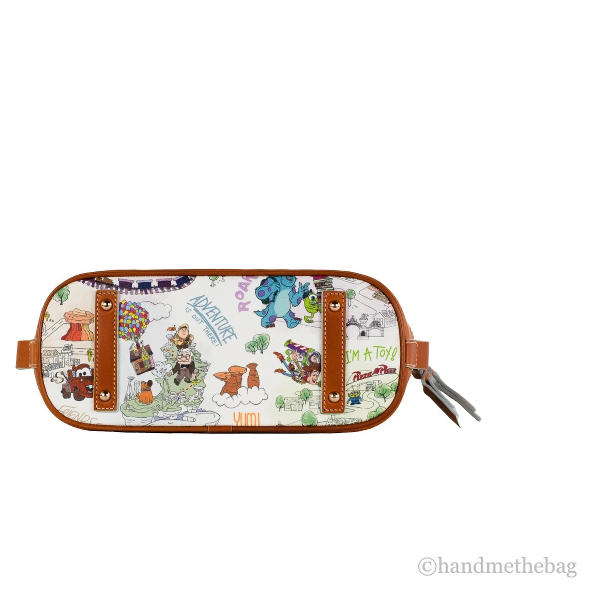 Dooney & Bourke Disney Pixar Maps Satchel Crossbody Bag Purse