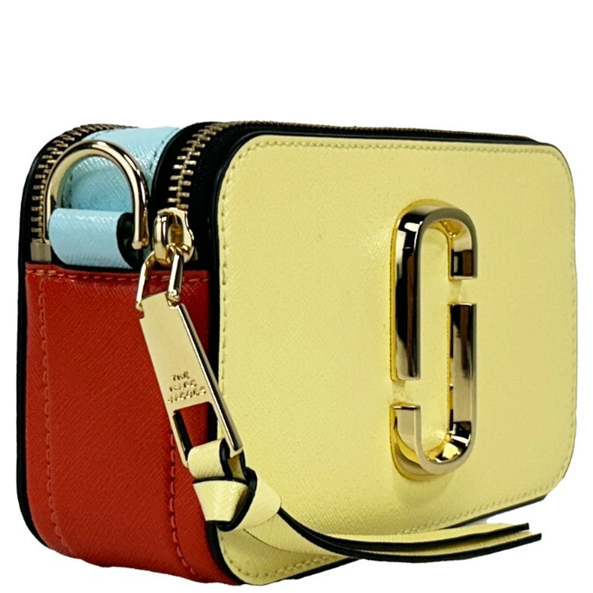 Marc Jacobs The Snapshot Crossbody Bag (Pastel Yellow Multi)