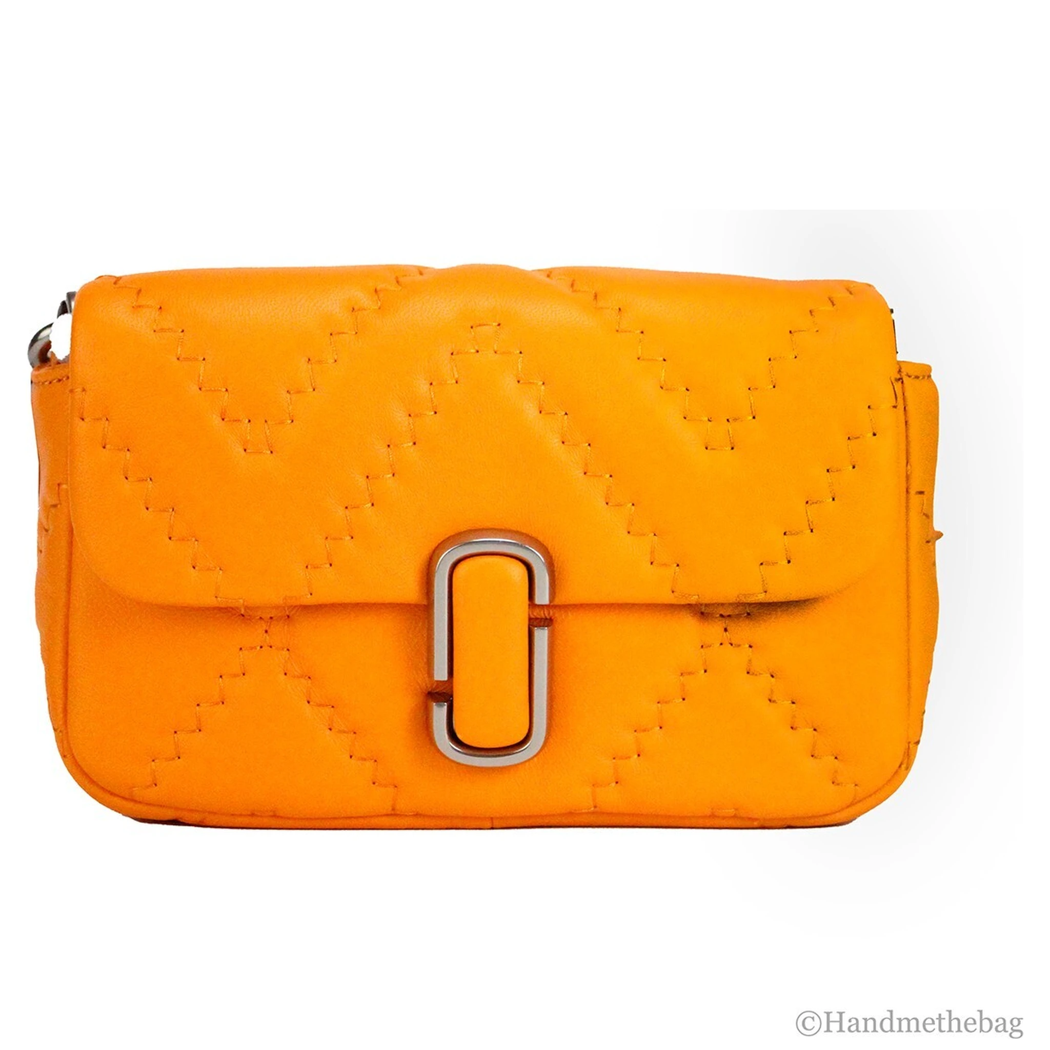 Marc Jacobs The J Marc Mini Scorched Quilted Leather Convertible Shoulder Bag