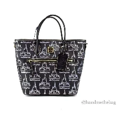Dooney & Bourke Black Walt Disney World 50th Anniversary Leather Tote Bag
