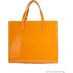 Marc Jacobs Mini Grind Scorched Patent Leather Crossbody Tote Bag Purse