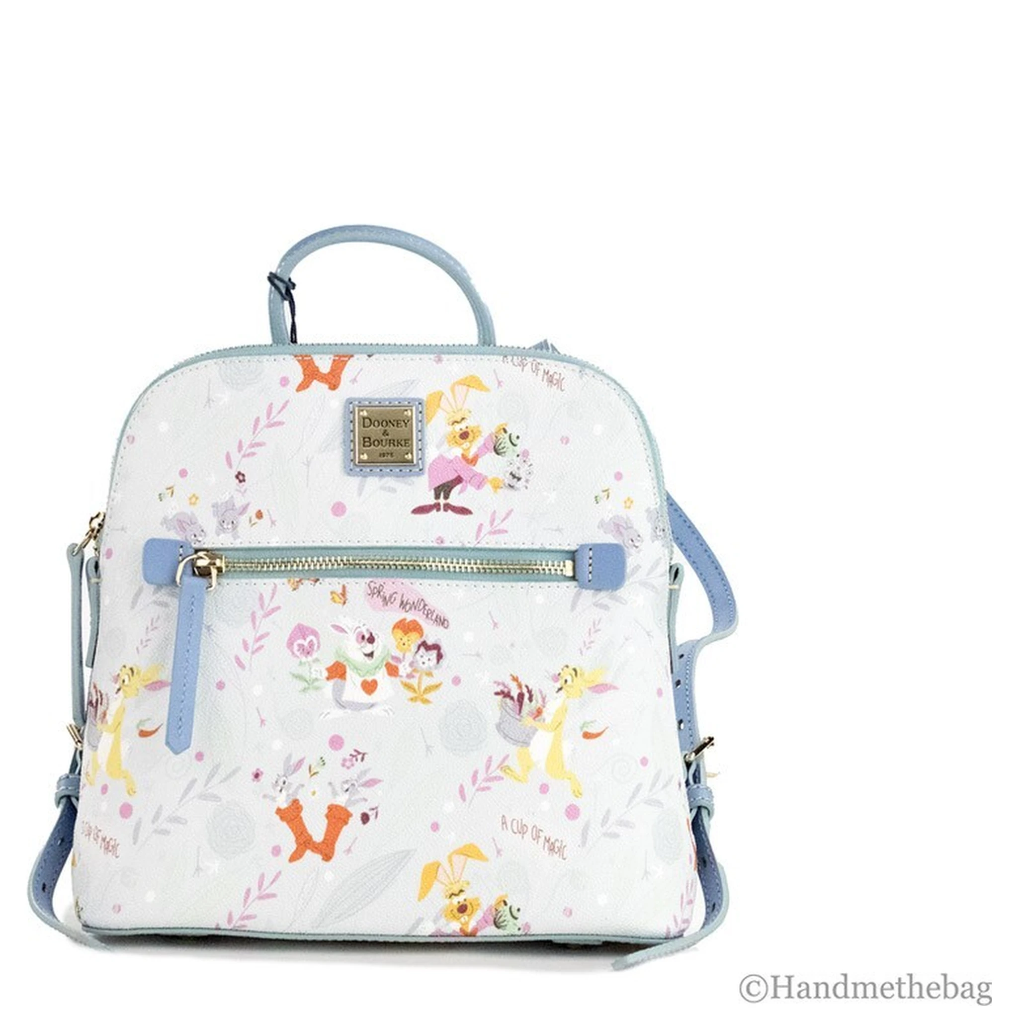 Dooney & Bourke Disney Reigning Rabbits Small Top Handle Backpack Bag