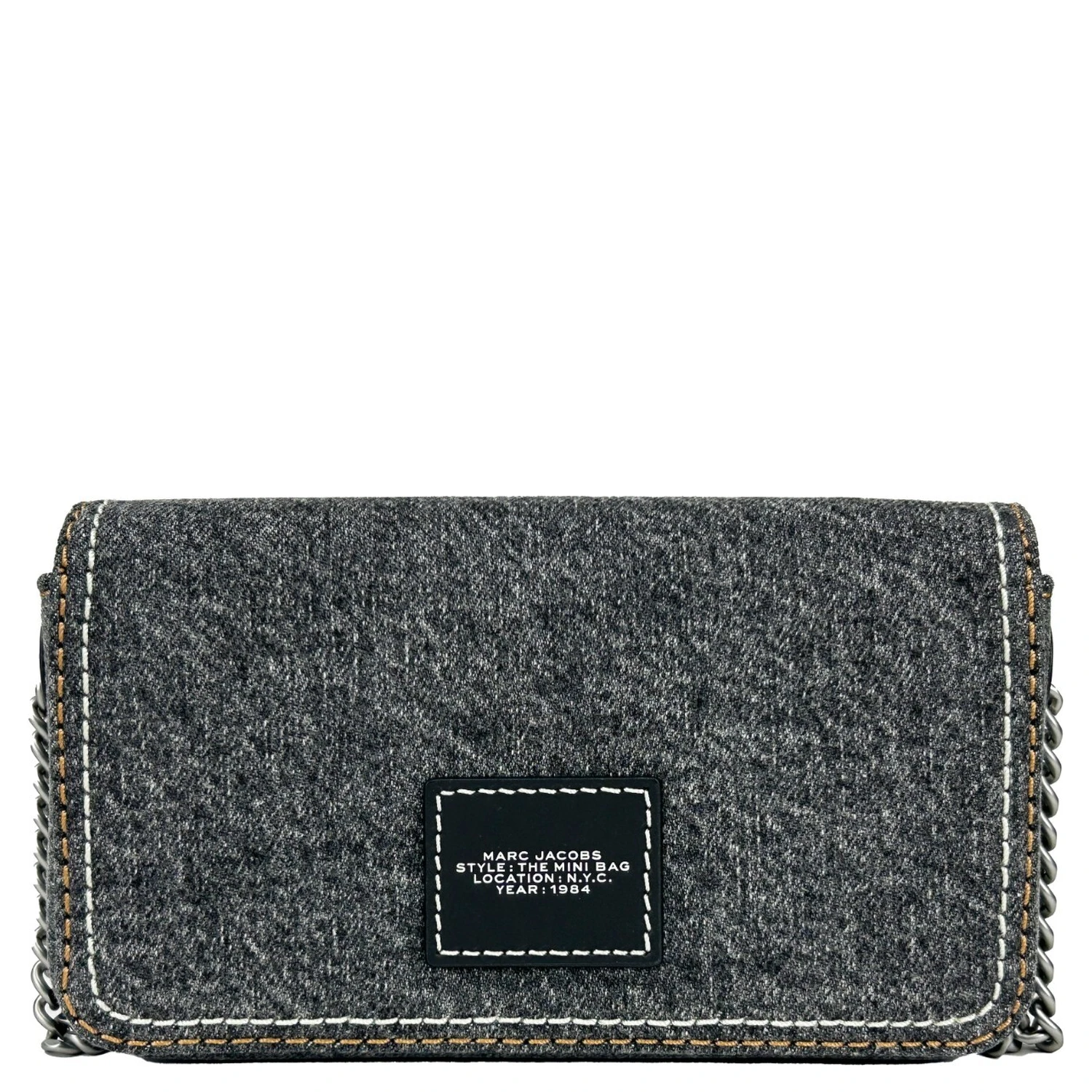 Marc Jacobs The Denim Chain Mini Bag - Black Wash