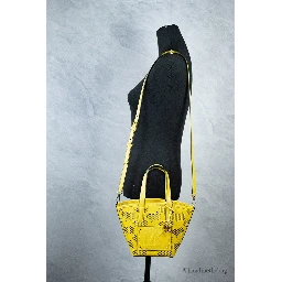 Michael Kors Kimber Small Daffodil Leather 2-In-1 Zip Tote Messenger Bag Purse