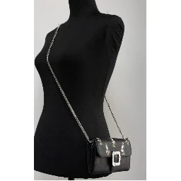 Kate Spade X Disney Black Leather Minnie Mouse Wallet Crossbody Bag
