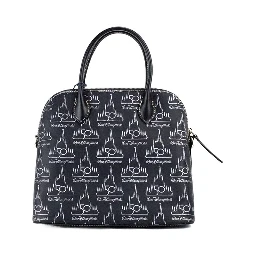 Dooney & Bourke Black Walt Disney World 50th Anniversary Leather Satchel Handbag