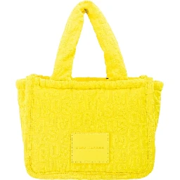 Marc Jacobs The Monogram Terry Tote Small Golden Kiwi Shoulder Bag Purse