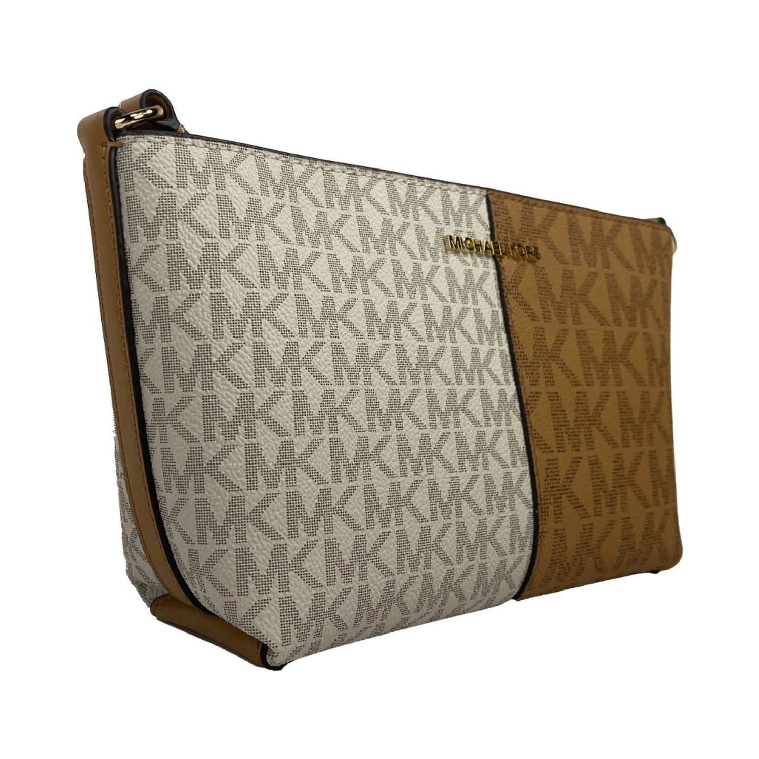 Michael Kors Jet Set - Small Two-Tone Logo Crossbody Bag