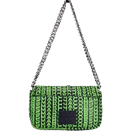 Marc Jacobs Neon Green The Monogram Leather J Marc Mini Shoulder Bag Crossbody