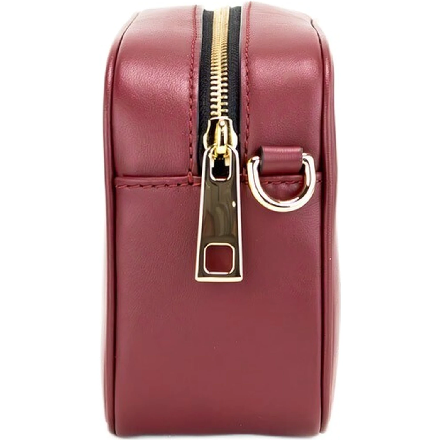 Marc Jacobs Flash Pomegranate Smooth Leather Embossed Camera Crossbody Bag Purse